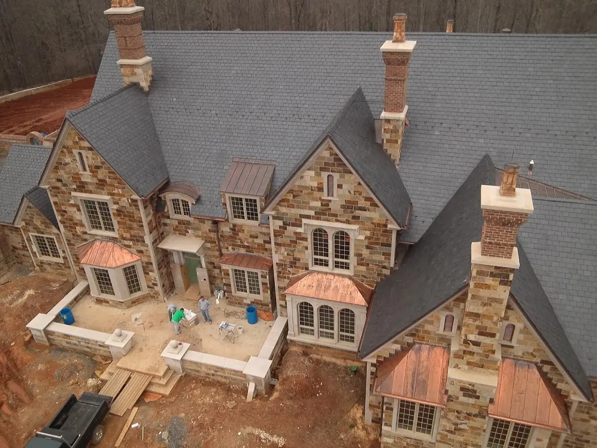Craftsman Roofing Slate Roof Repair project in Oneida Castle